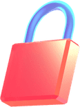 lock small 3d icon