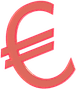 EUR Euro icon sign